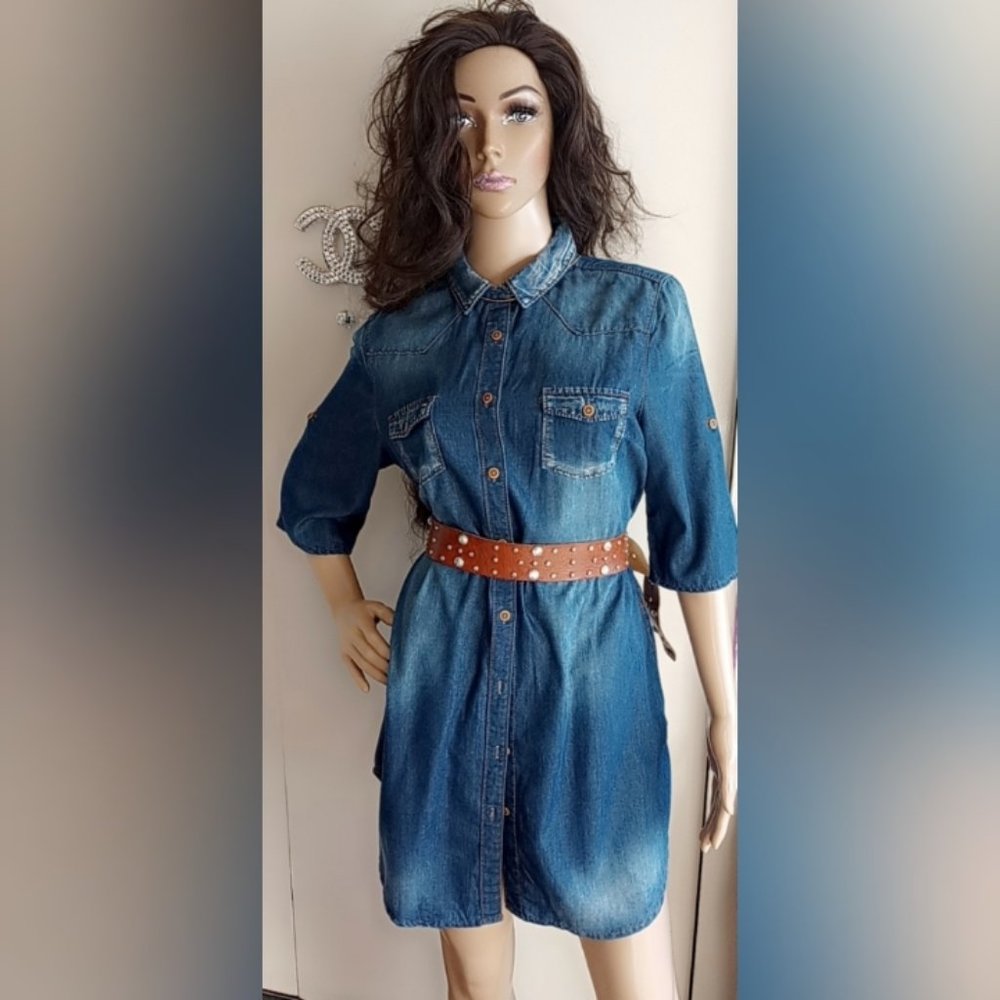 Blue jean shirt
